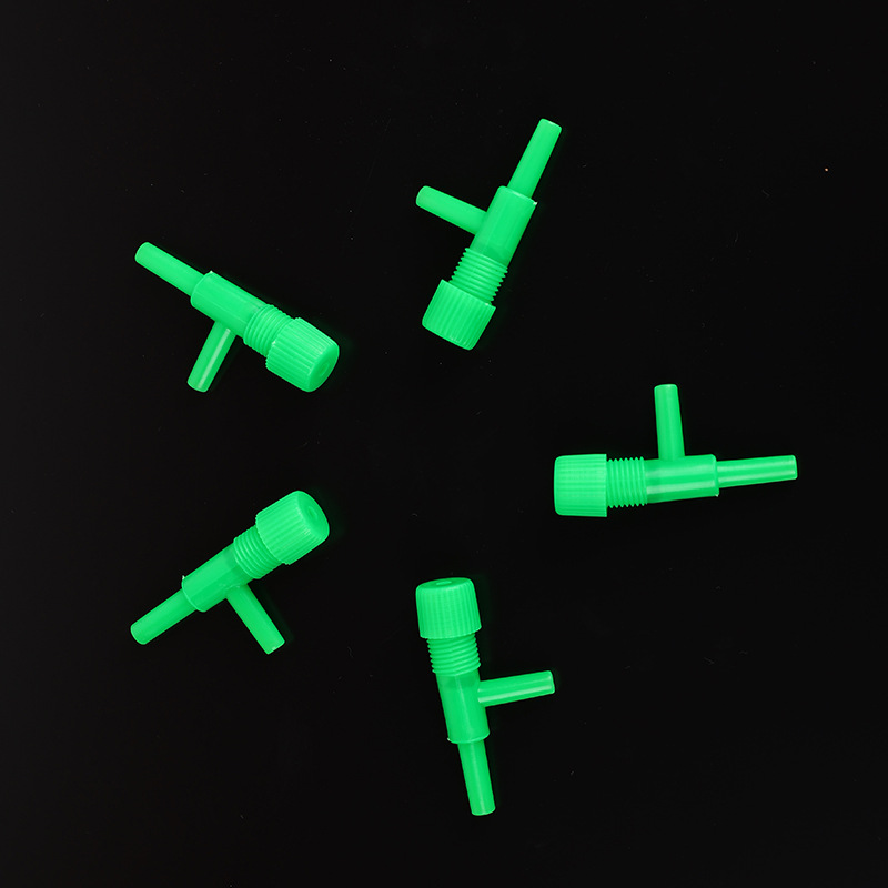 Fish tank aquarium oxygen pipe three-way regulating valve regulating valve fish tank oxygen pump regulating valve air pump 4mm gas pipe