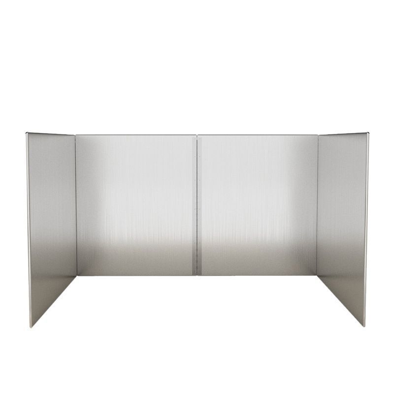 Oil baffle kitchen stainless steel oil baffle thickened high temperature gas stove insulation board easy to clean manufacturers