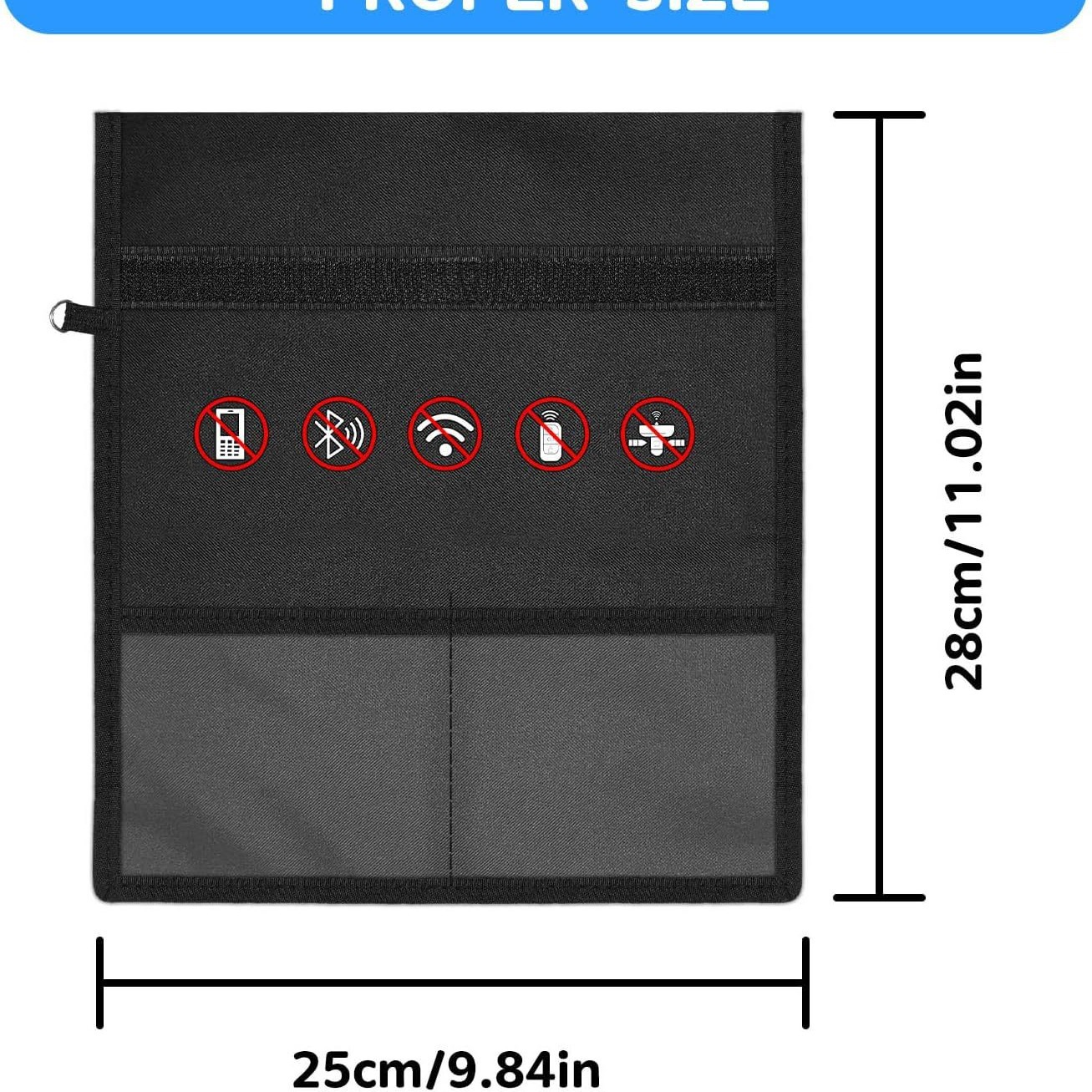 Amazon Car Key Protector Signal Blocking Bag Radiation Protection Pouch Wallet Tablet Phone Privacy Protection Bag