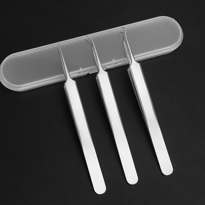 In-Stock Stainless Steel Acne Clips, Acne Needles, Blackhead Needles, Acne Removal 3-Piece Beauty Tool Set