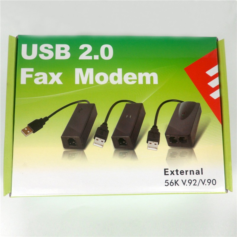 USB Fax Cat Dual-Port Modulator Modem Caller Id Fax Dialing Internet Access Conexant93010