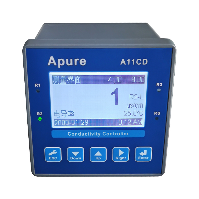 Apure Conductivity Meter A10/A11Cd Industrial Online Conductivity / Resistivity Controller Conductivity Detector