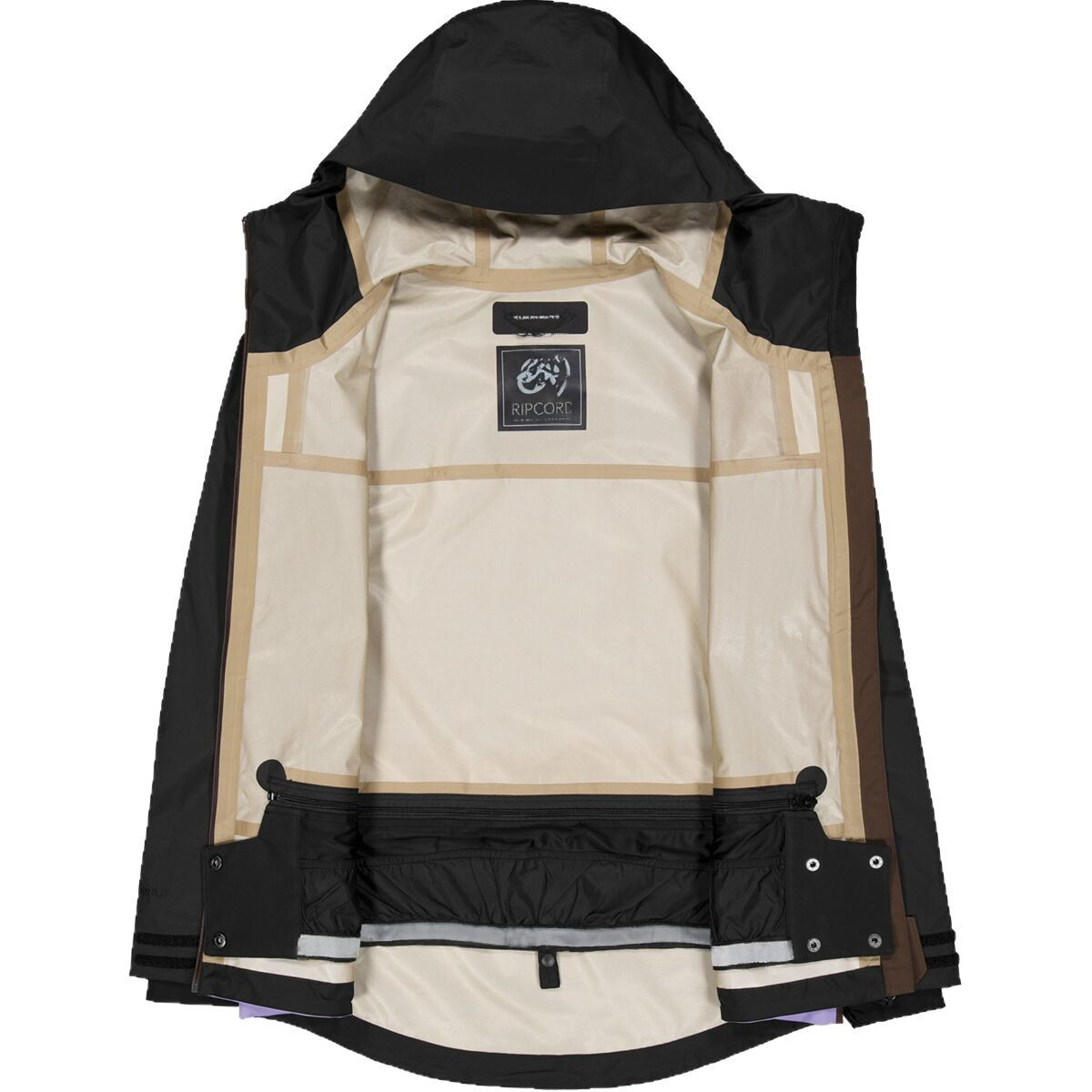 Outdoor Stand-Up Collar Splicing Windproof Sports Jacket Contrasting Color Women's Tops Jacket Casual New Ski Wear