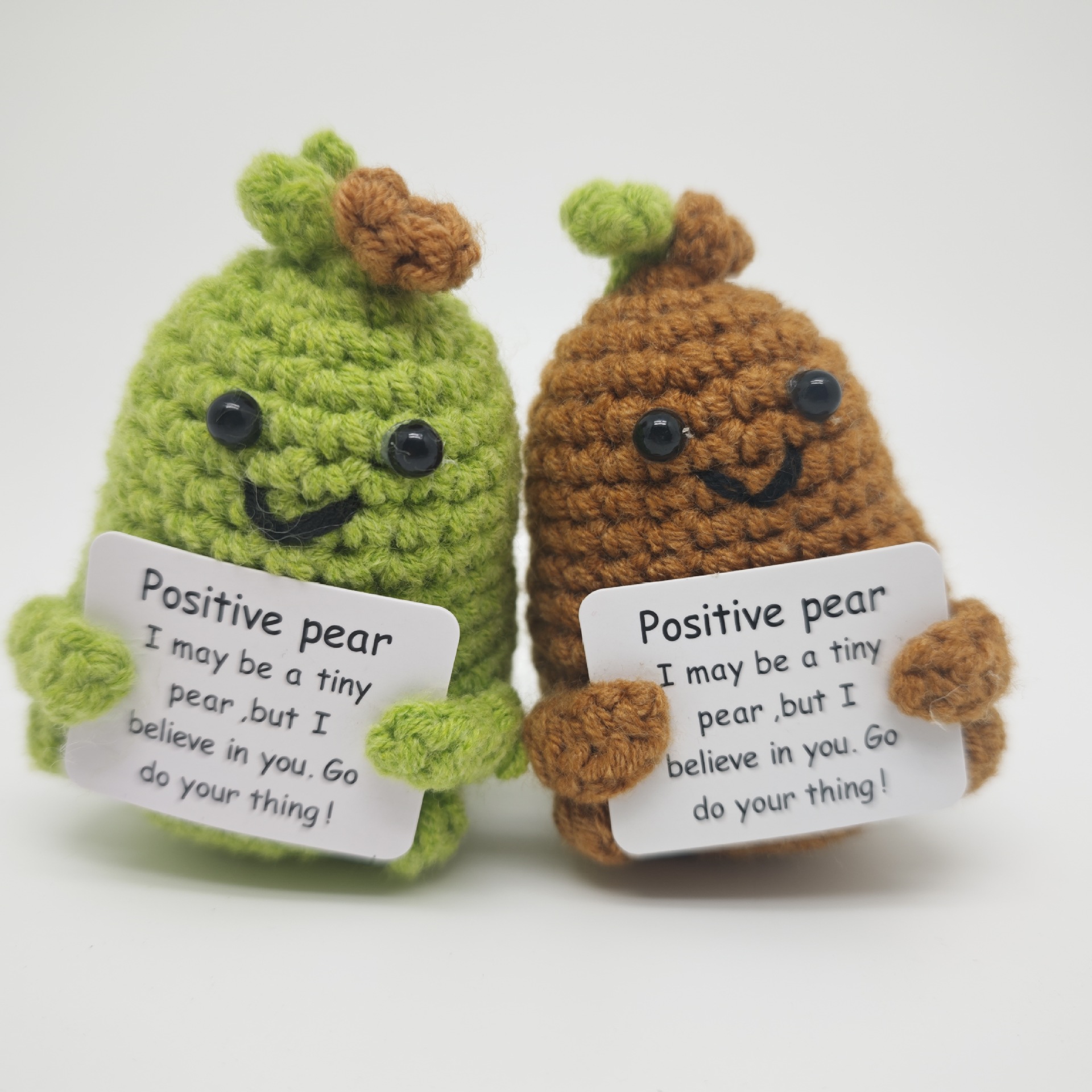 Amazon Explosive Handmade Wool Crocheted Penguin Positive Energy Pop Funny Expression Hamster Cucumber Fruit and Vegetable Watermelon