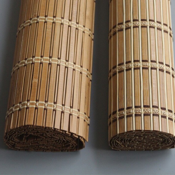 Bamboo Curtain Semi-Finished Curtain Bamboo Mat Bamboo Weaving Hotel Farmhouse Bamboo Curtain Ceiling Decoration Material Screen Printed Bamboo Curtain