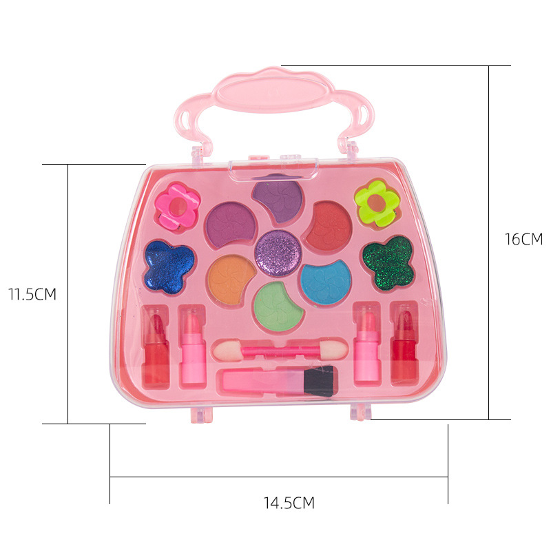 Children's makeup cosmetics toys suit girls makeup lipstick bright powder girls DIY play house toys foreign trade