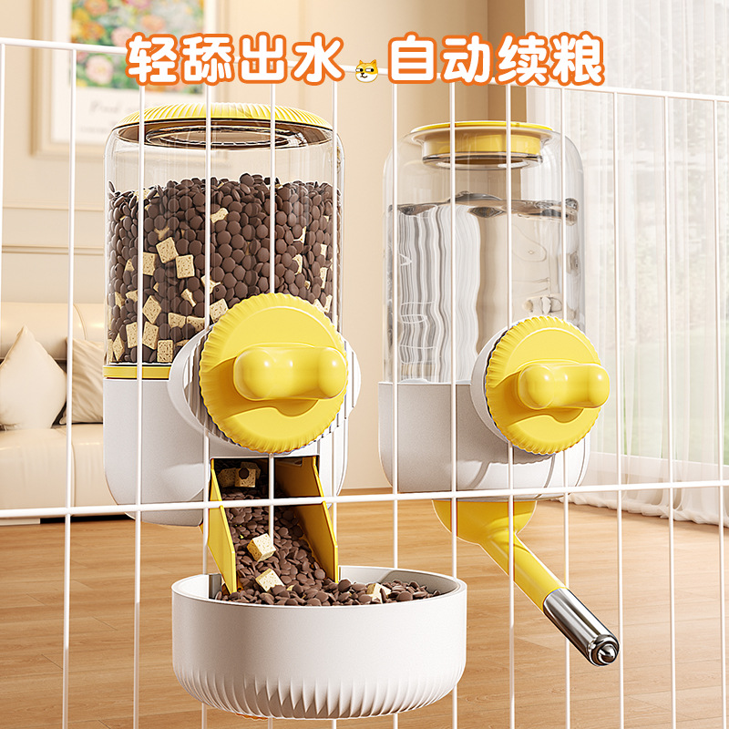 Новая клетка для домашних животных с висячим чайником, большая емкость, автоматическая поилка для собак и кошек
