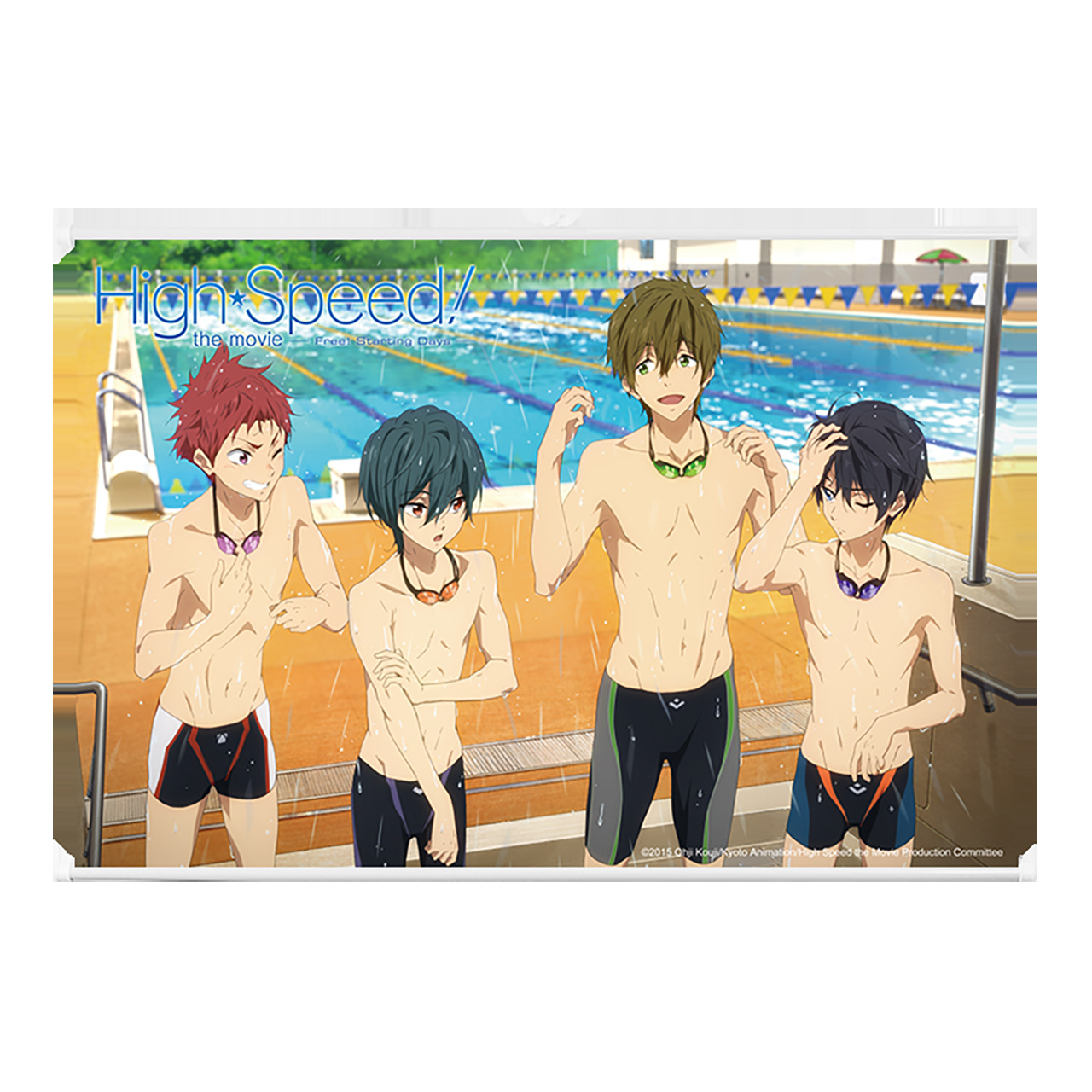 Man Xu Free Men's Swimming Department Nanase Yao & Juzhen Qin & Matsuoka Rin Hanging Paintings