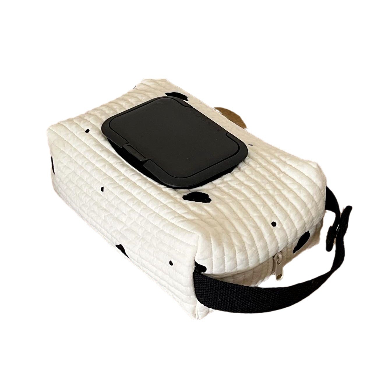 Ins Korean-style Cute Multi-functional Baby Trolley Wet Tissue Paper Storage Bag Car Home Buckle-hanging Paper Box