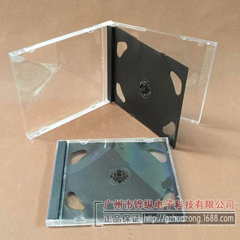 07 black single/black double CD box CD box DVD box transparent box black black single/black double disc can be inserted