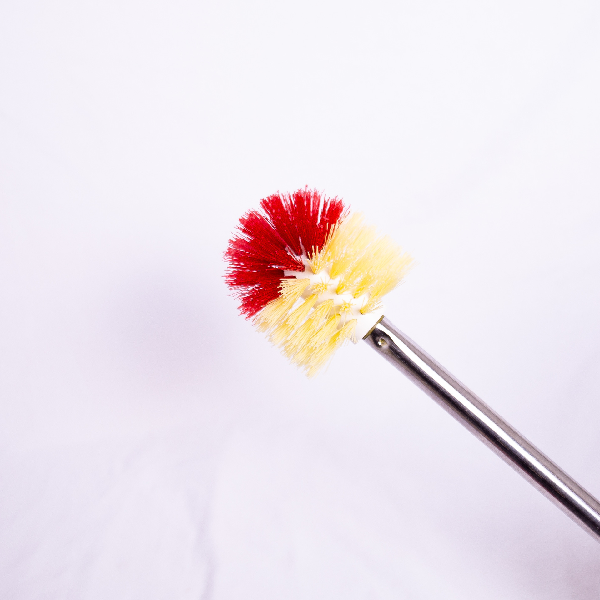 Factory wholesale long handle toilet brush set bathroom toilet brush bathroom stainless steel cleaning brush square brush