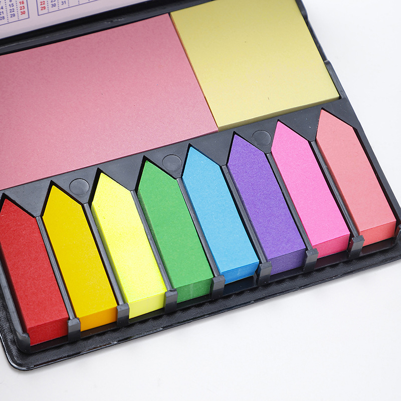 Wholesale cross-border e-commerce office creative notepad note box note paper post-it notes with calendar Amazon desk calendar