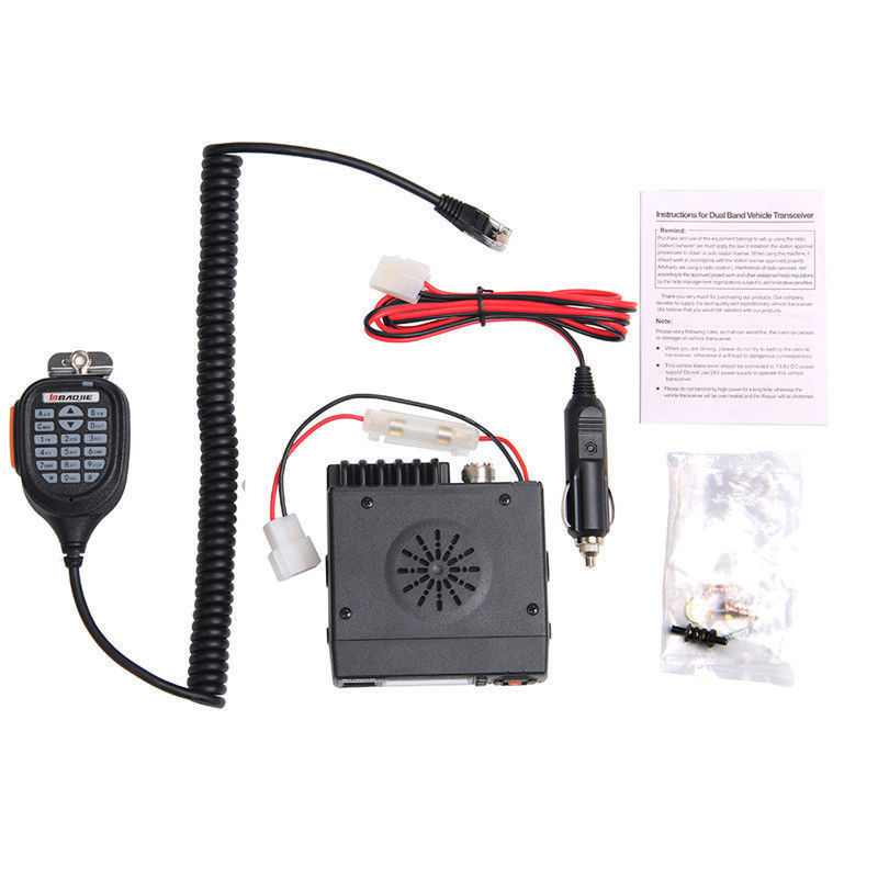 Baojie Bj-218 Car Uv Dual-Stage Radio Car Radio Mini Car Walkie-Talkie 25W Power Cross-Border Hot Sale