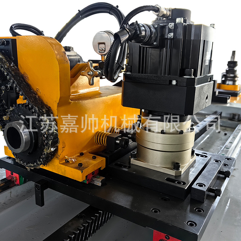 8Cnc9A3S Double-Head Left and Right Pipe Bending Machine Metal Round Pipe Square Pipe Bending Arc Cnc Fully Automatic Pipe Bending Machine