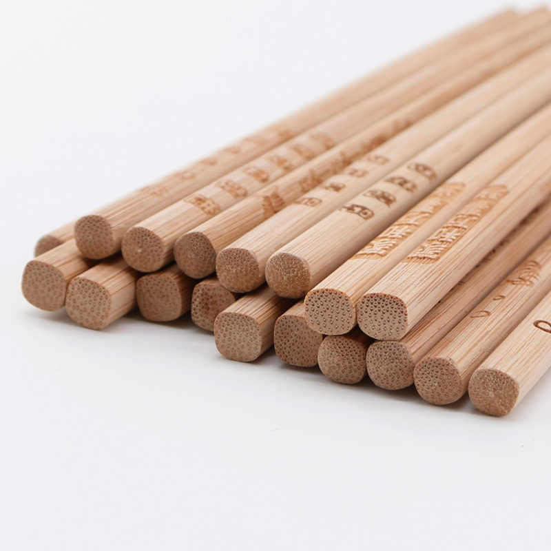 Disposable Commercial Carbonized Bamboo Chopsticks Hot Pot Chopsticks Hotel Public Chopsticks Independent Package Run Jianghu Household Landing Bamboo Chopsticks