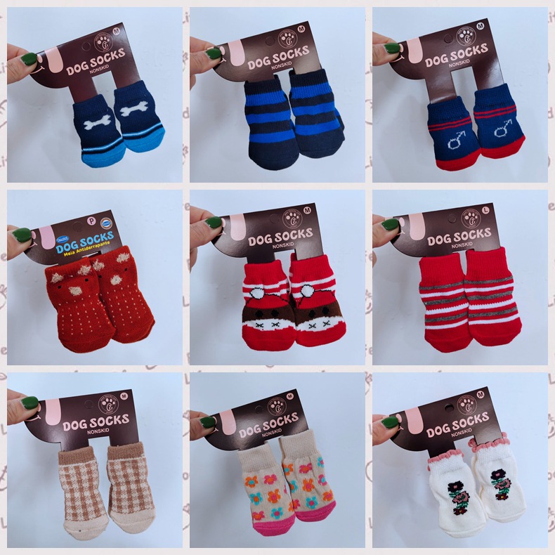 Factory Direct small wholesale dog pet socks dip coated glue dispensing pet dog socks pet socks