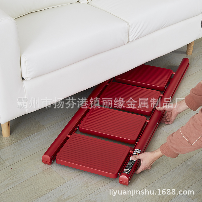 Wholesale Ladder Home Multi-function Folding Ladder Flower Ladder Housewarming Happiness Step by Step Elevator Indoor Herringbone Ladder Stool