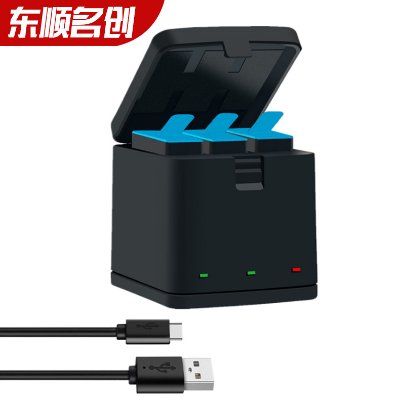 Совместимо с gopro12/11/10/9 тройное зарядное устройство для Hero аксессуары