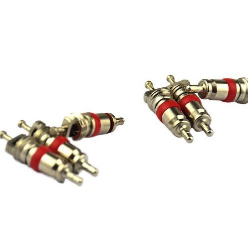 Tax-Included Low Opening Pressure (0-3Psi) Widely Used Copper Valve Core 9007 Red Sealing Rubber Ring