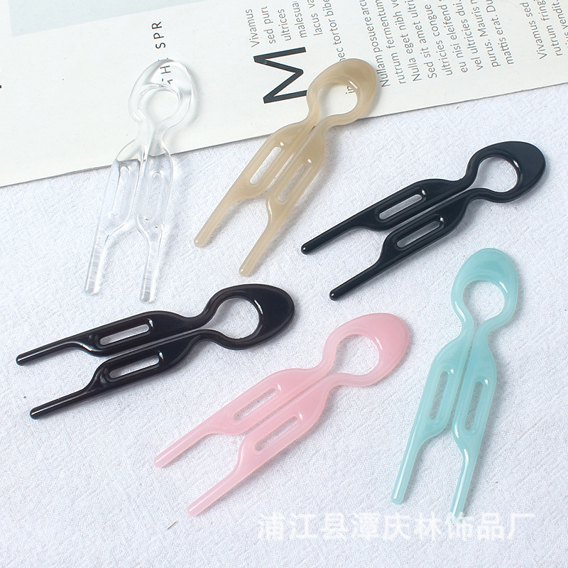 Cross-border Hot-sale Head U-shaped Comb Hair Accessories Hairpin Ball Hair Pin European and American Style Hair Hairpin Processing Customization