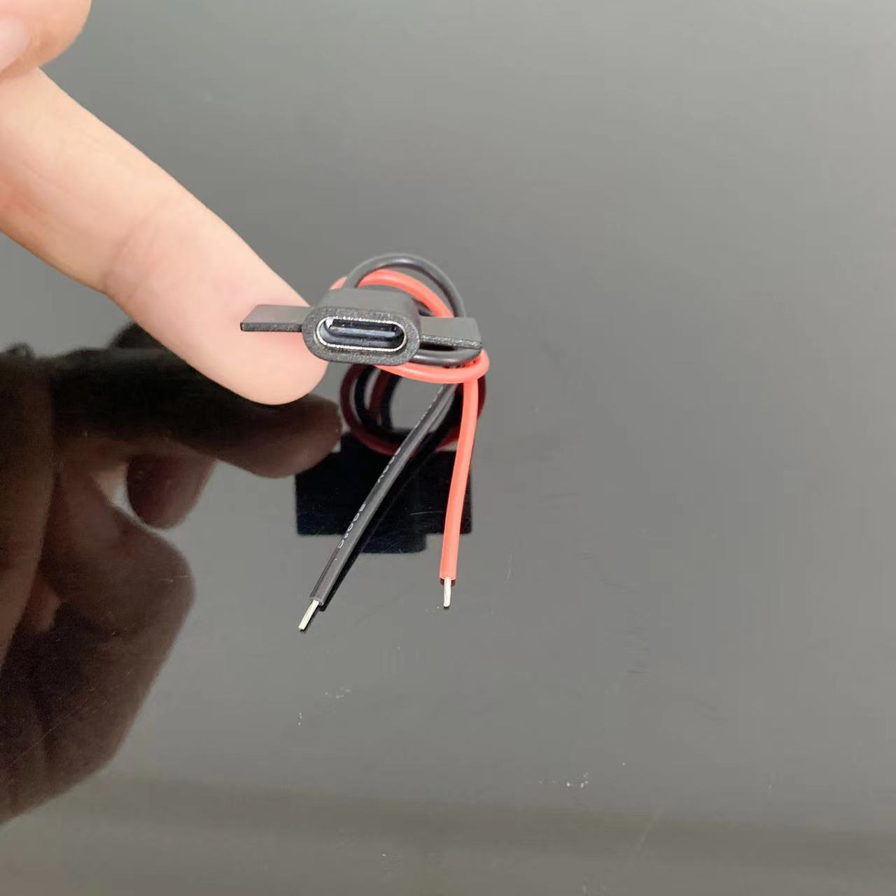 Spot supply silicone wire typec female wire sewing heating products type-c female wire flying head Wholesale