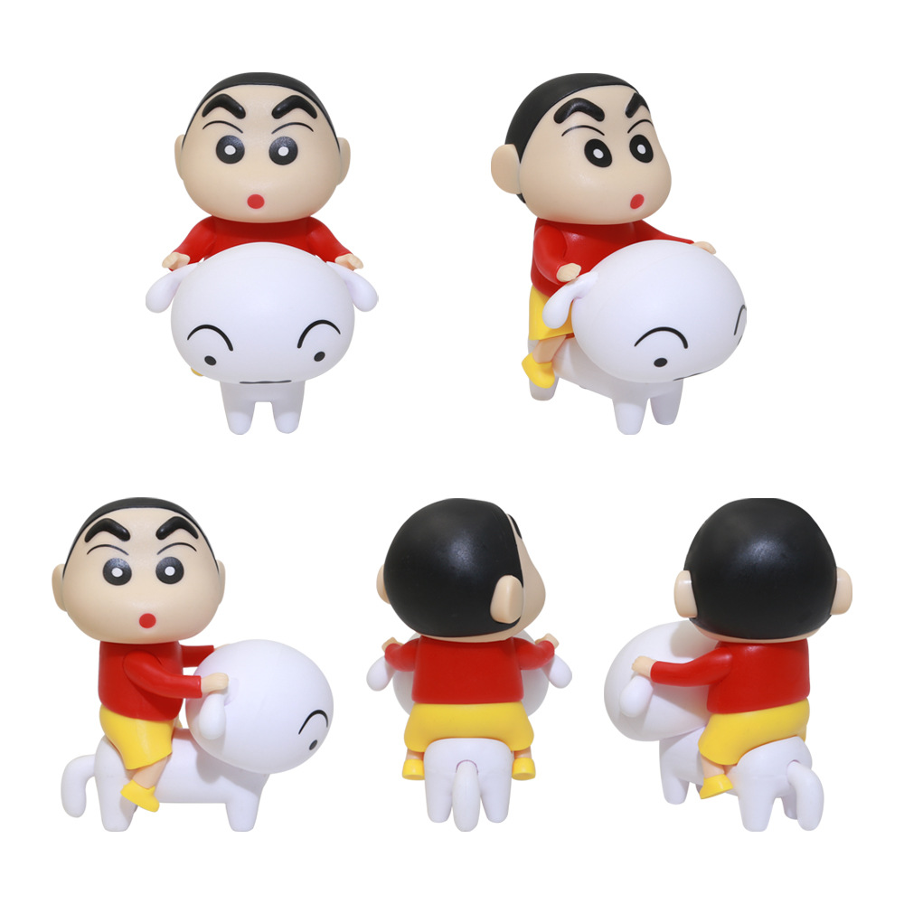 Car-Mounted Motorcycle Decoration, Popular Desktop Ornaments, Chubby Tiger, Chubby Girl, Crayon Shin-Chan, Pokémon Pikachu