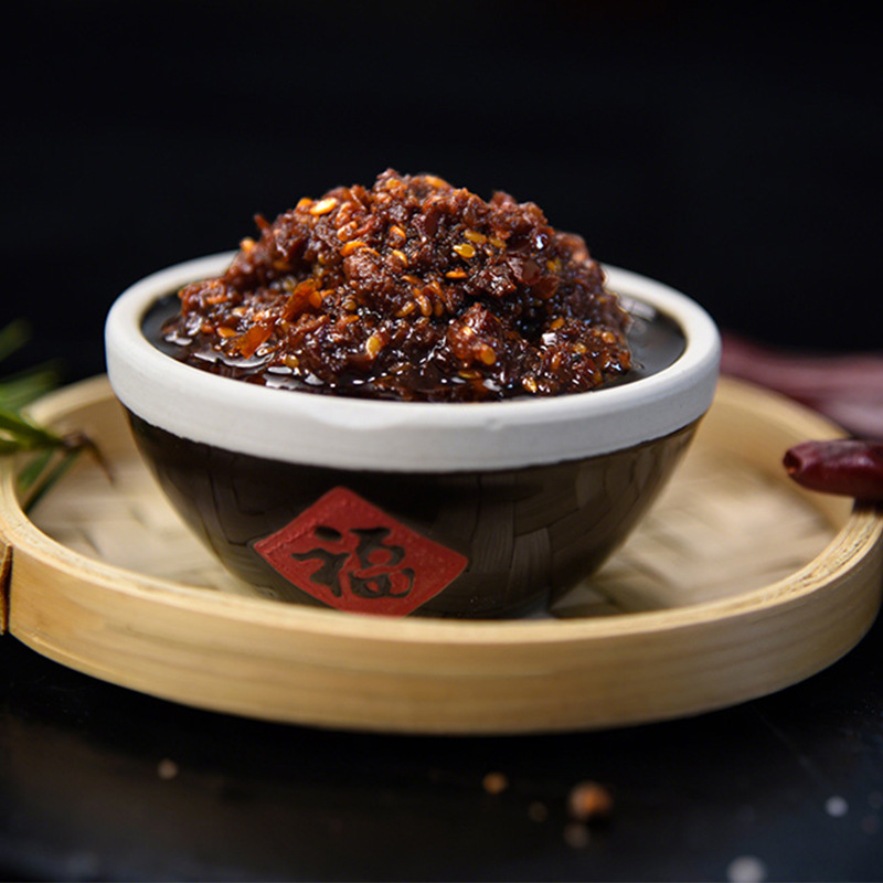 Hot Pot Dipping Sauce, Rice Sauce, Home-Made Spicy Pork Sauce 200g, Chili Sauce for Noodles, Rice, and Noodles, Ready for Delivery