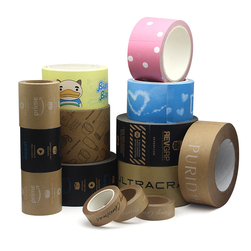 [Штамп для печати] Специальная офсетная печатная лента для индивидуальной печати ленты, безводный горячий клей, пишущая лента из крафт-бумаги