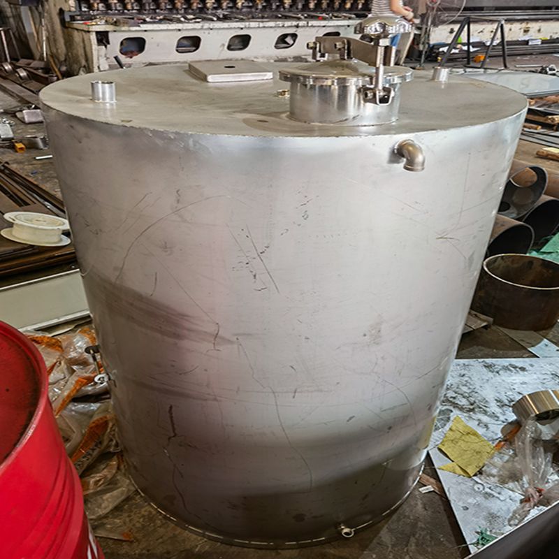 201/304 Stainless Steel Piggy Bank 316 Stainless Steel Food Grade Air Pressure Storage Cylinder Tank Environmentally Friendly Air Compression Tank