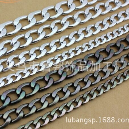 Factory Direct Sales Small Iron Chain Copper Chain Tag Chain Pearl Chain Bracelet Necklace Semi-Finished Handmade DIY Jewelry Wholesale