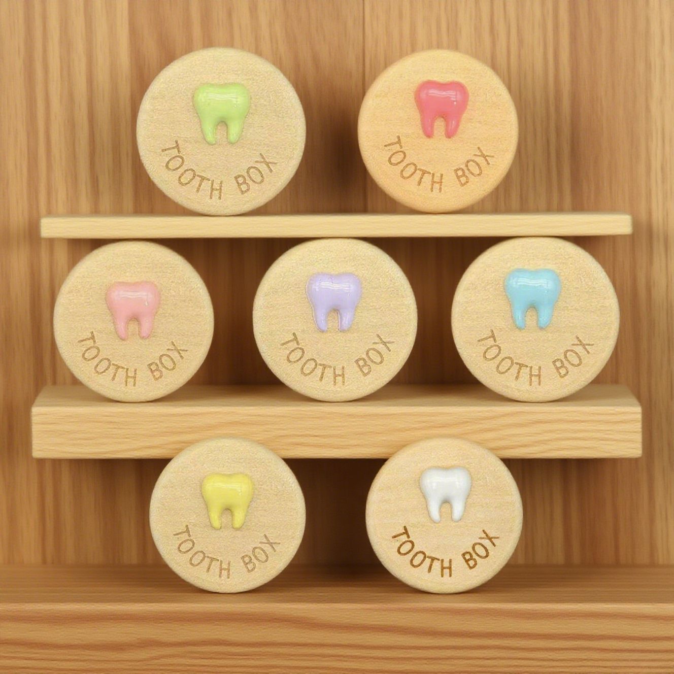 Деревянная шкатулка для молочных зубов детей, шкатулка для хранения розария, памятная шкатулка для зубов, креативная шкатулка для хранения волосиков