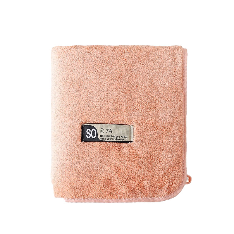 Plain coral fleece antibacterial towel is not easy to shed hair adult face towel household face towel absorbent towel wholesale
