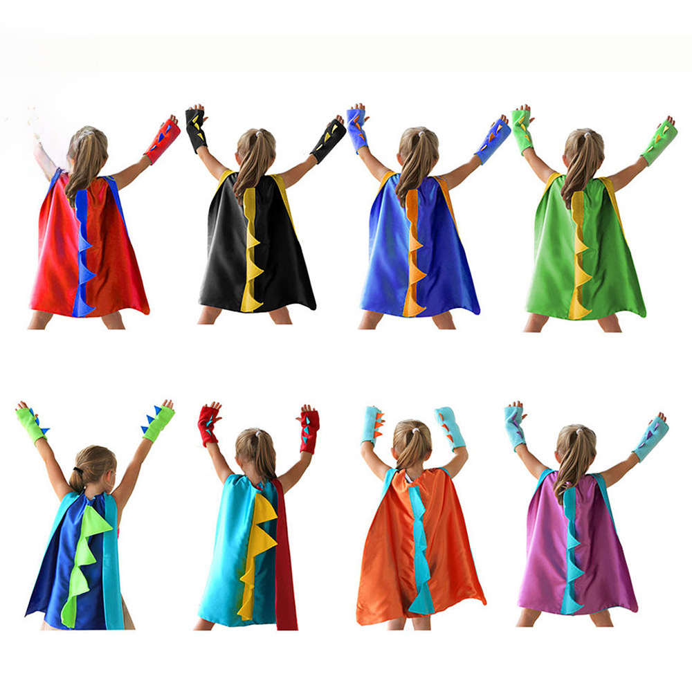 Children's Dinosaur Cape Halloween Costume Performance Costume Children's Day Performance Costume Birthday Party Cape