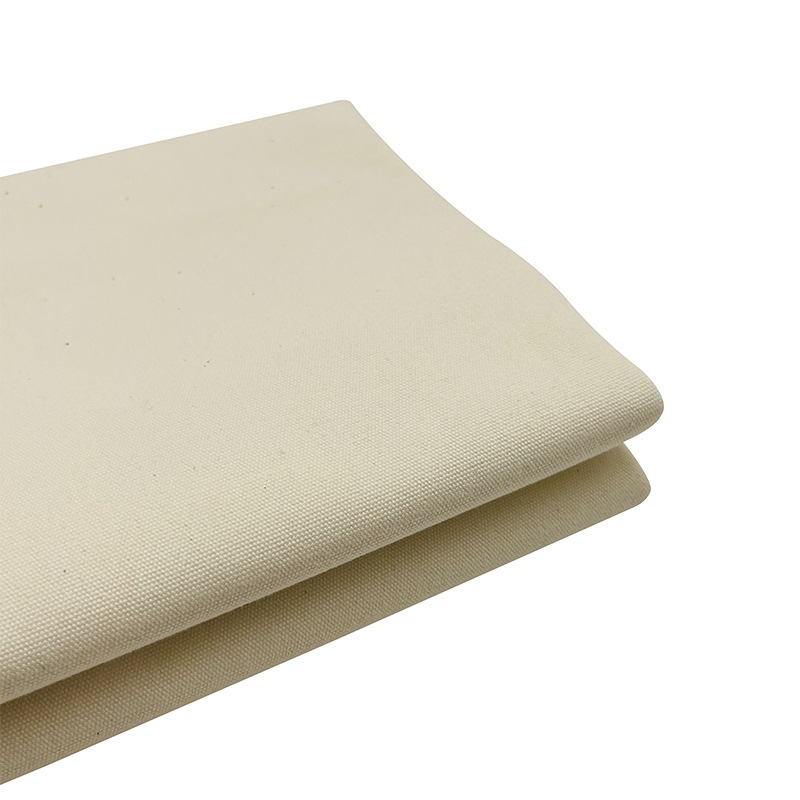 Wholesale 4-16 Polyester-Cotton Canvas Fabric Plain Canvas Bags Outdoor Canvas Fabric Printed Polyester-Cotton White Plain Cloth
