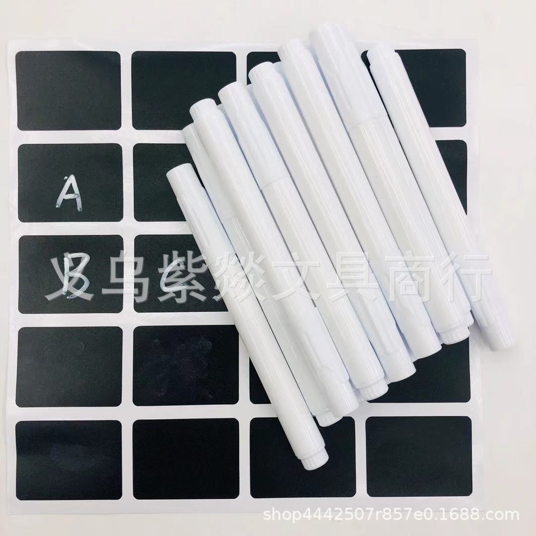 Large Capacity white erasable blackboard pen color watercolor light board liquid chalk quick-drying water-soluble marker pen