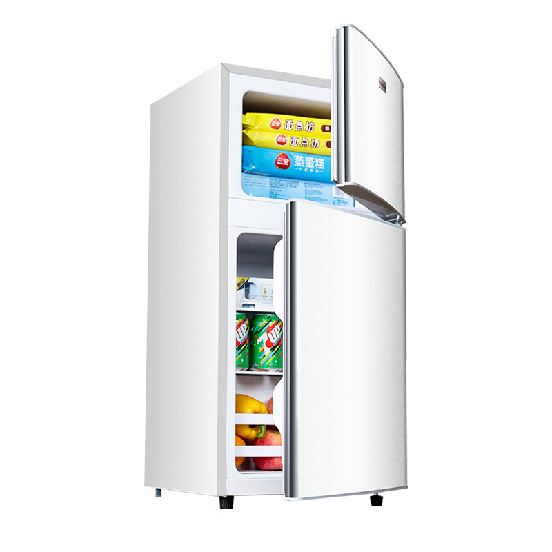Chigo Refrigerator Mini Small Freezing and Refrigerating Double Door Household Dormitory Rental Room Small Refrigerator for One Batch