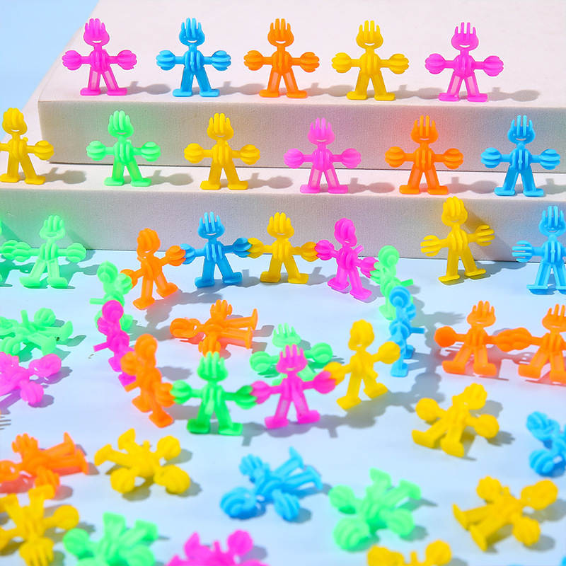 Mini Cartoon Building Block Figure 32cm Children's DIY Assembly Toy Capsule Accessories Kindergarten Gift