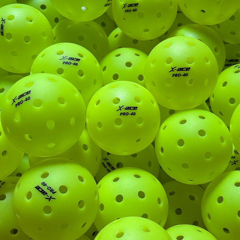 X-ACEpro 40 мяч для пиклбола Peak Ball 40 отверстий ротационная формовка одноцелевой пористый мяч для тренировок