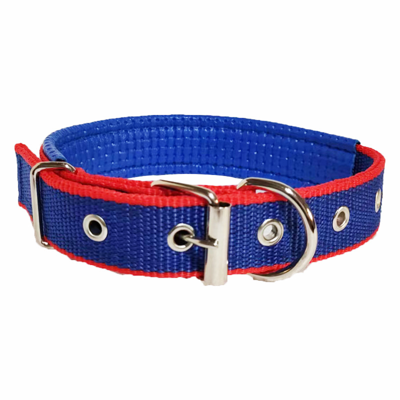 Yuehao Pet Collar pp Ribbon Lined with Polypropylene Pet Foam Dog Collar Collar Traction Pet Supplies