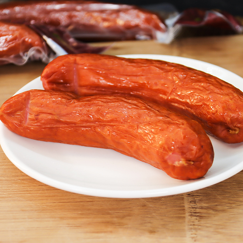 Red Sausage Harbin Style Red Sausage Northeastern Specialty Russian Sausage Meat Sausage Ready-To-Eat Cooked Food Snacks