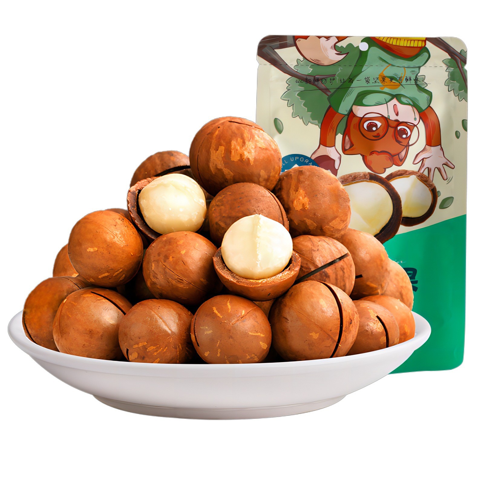 [Three Squirrels_Macadamia Nuts 120g] Snack Food Dried Fruit Snacks Nuts Dried Fruits