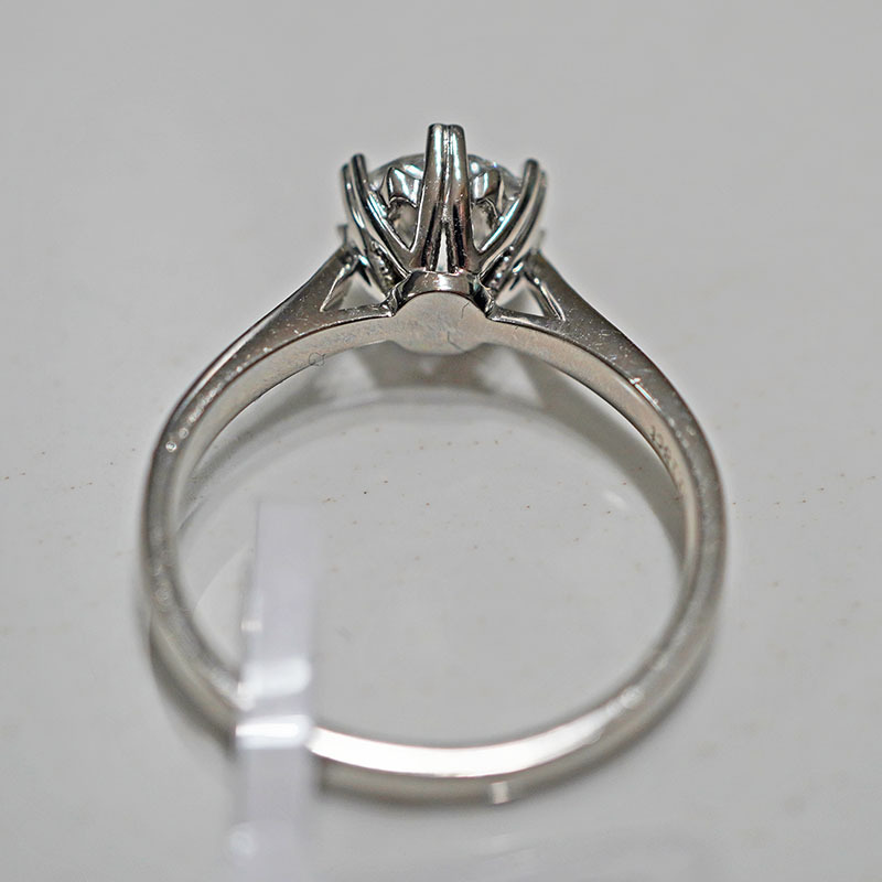 Pt950 Platinum Cultivated Diamond Ring for Women Niche Heart-Shaped Starry Wedding Proposal