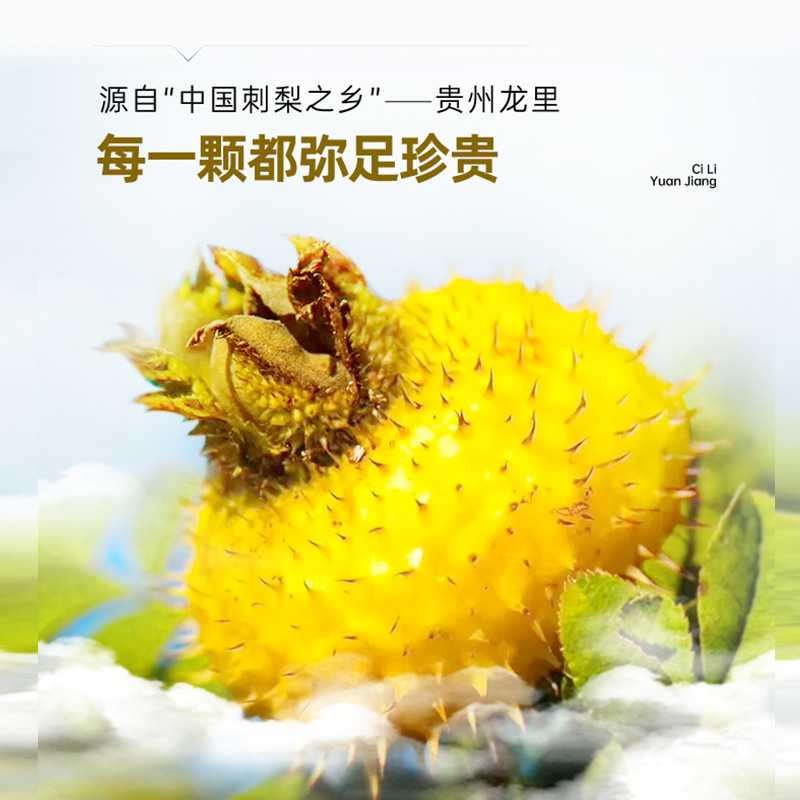 Fudonghai Prickly Pear Puree 50ml*12 Sucrose-Free Guizhou Freshly Squeezed Prickly Pear Juice Plant Drink Original Liquid Oral Liquid