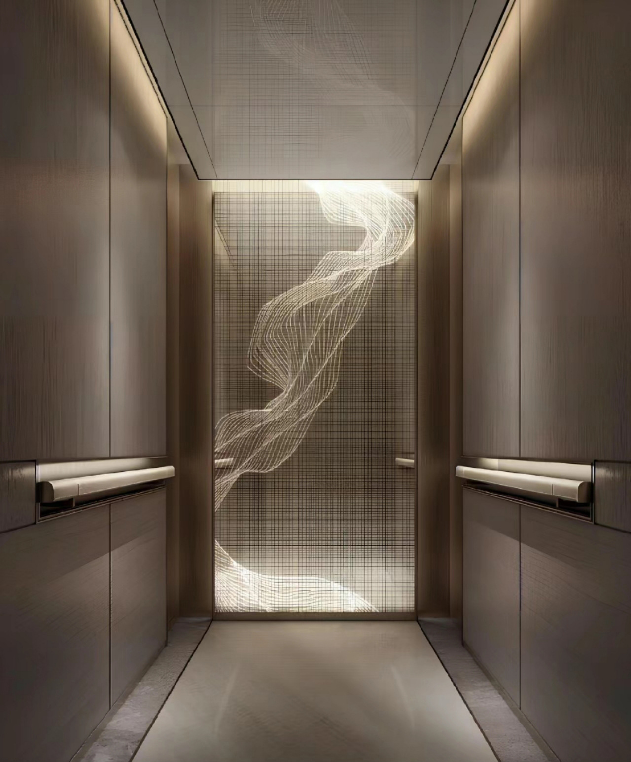 Mirror Stainless Steel Etched Plate Elevator Car Etched Stainless Steel Door Cover 201 304 Corroded Stainless Steel Pattern