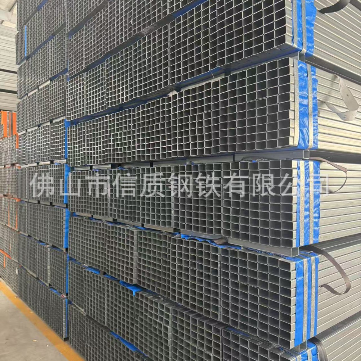 Zinc-Aluminum-Magnesium Square Tube Thin-Walled Industrial and Commercial Photovoltaic Bracket Zinc-Aluminum-Magnesium Square Tube Greenhouse Zinc-Aluminum-Magnesium Square Tube