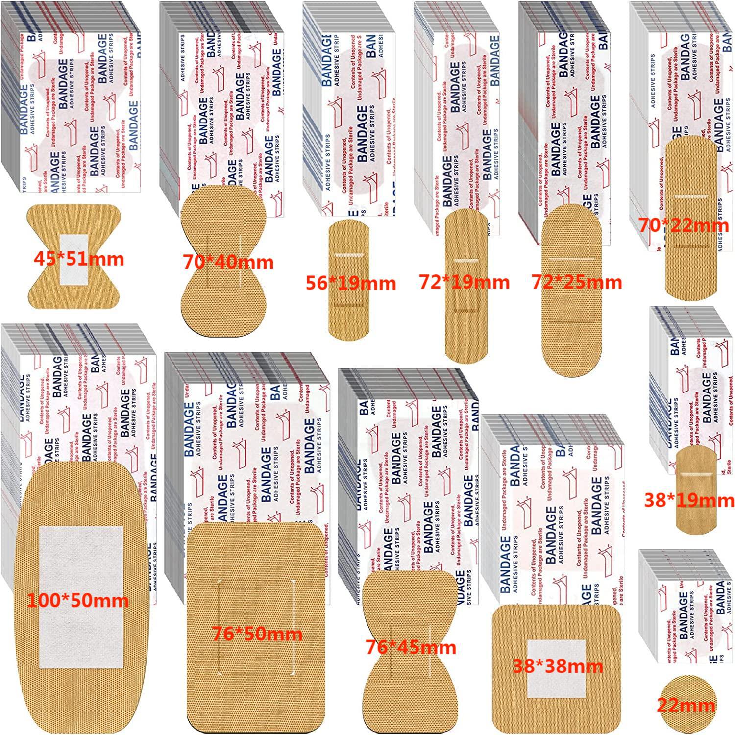 Customized various specifications breathable stretch cloth band-aid special-shaped butterfly shape H-shaped fingertip joint large band-aid