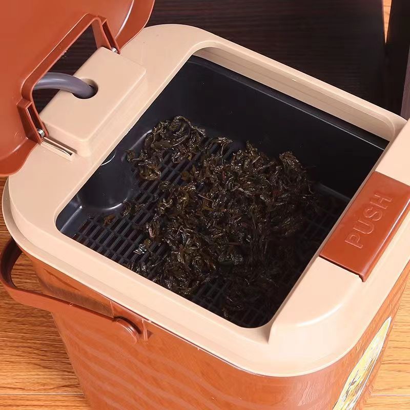 Tea bucket tea bucket tea residue bucket waste water bucket tea ceremony tea set accessories tea tray tea table water connection small drainage bin