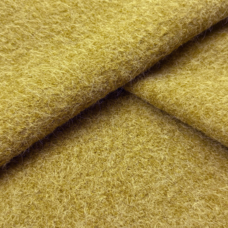 in stock 580g pop rice velvet material two-color woolen material autumn and winter men's and women's clothing coat coat bag fabric wholesale