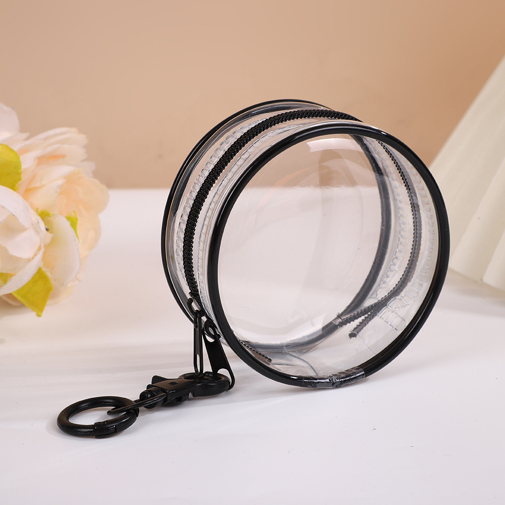 8-10cm Cartoon Doll Blind Box Hand-Made Baby Walking Round Bubble Mart Baby Bag High Transparent Protective Cover Display Box