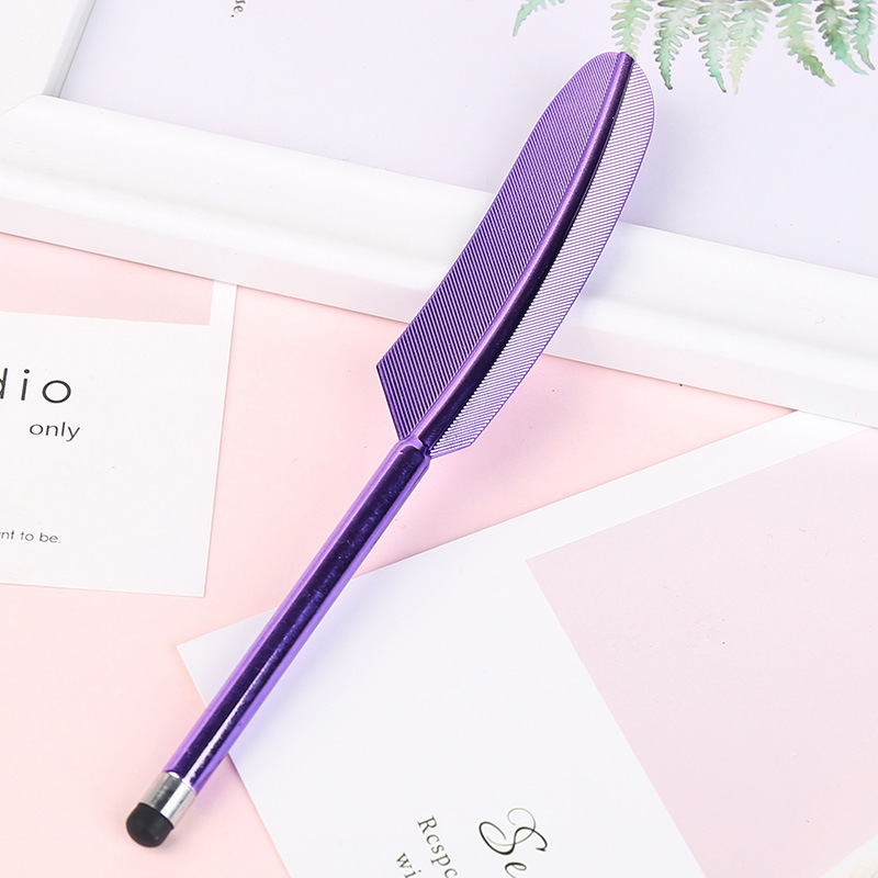 Factory direct feather stylus stylus capacitive pen painting pen for Huawei Apple Xiaomi and other capacitive screens